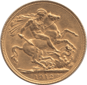 1912 GOLD SOVEREIGN ( EF ) - SOVEREIGN - Cambridgeshire Coins