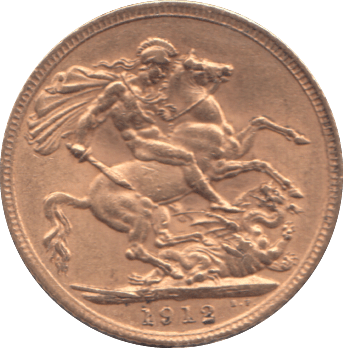 1912 GOLD SOVEREIGN ( EF ) - SOVEREIGN - Cambridgeshire Coins