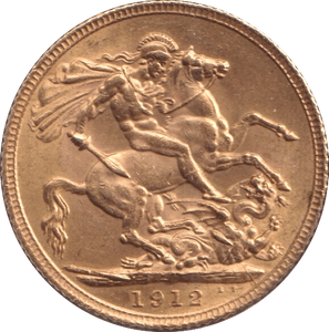 1912 GOLD SOVEREIGN ( EF ) - SOVEREIGN - Cambridgeshire Coins