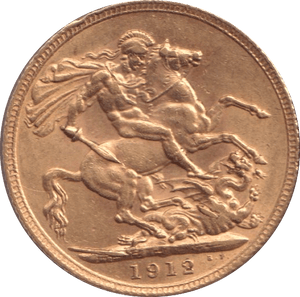 1912 GOLD SOVEREIGN ( GVF ) - SOVEREIGN - Cambridgeshire Coins
