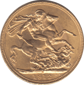 1912 GOLD SOVEREIGN MELBOURNE MINT ( UNC ) - SOVEREIGN - Cambridgeshire Coins