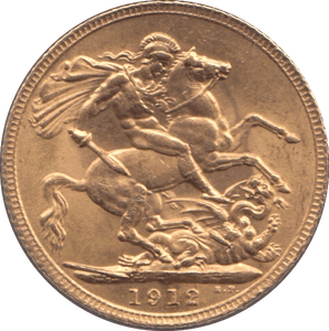 1912 GOLD SOVEREIGN ( UNC ) - SOVEREIGN - Cambridgeshire Coins