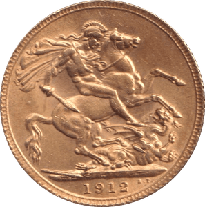1912 GOLD SOVEREIGN ( UNC ) - SOVEREIGN - Cambridgeshire Coins
