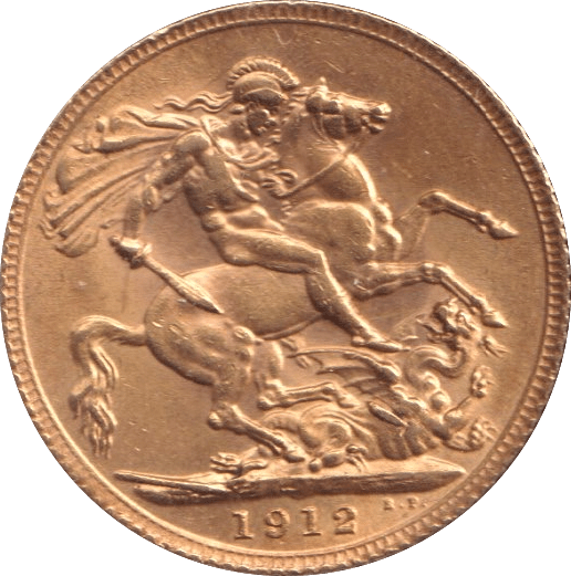 1912 GOLD SOVEREIGN ( UNC ) - SOVEREIGN - Cambridgeshire Coins