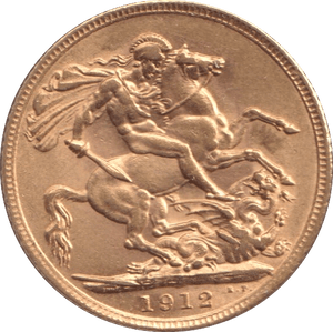 1912 GOLD SOVEREIGN ( UNC ) - SOVEREIGN - Cambridgeshire Coins