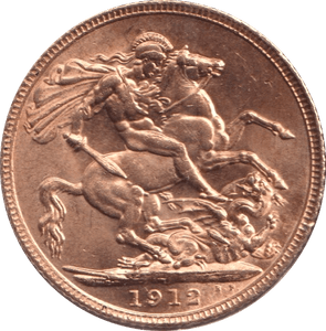1912 GOLD SOVEREIGN ( UNC ) - SOVEREIGN - Cambridgeshire Coins