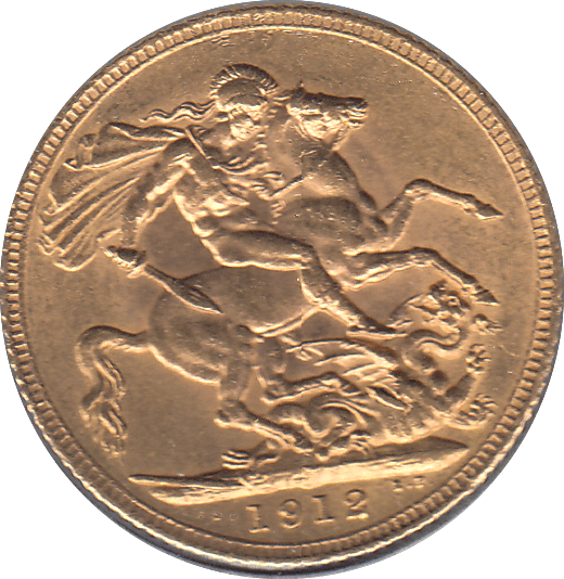 1912 GOLD SOVEREIGN ( UNC ) - Sovereign - Cambridgeshire Coins