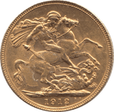 1912 GOLD SOVEREIGN ( UNC ) - SOVEREIGN - Cambridgeshire Coins