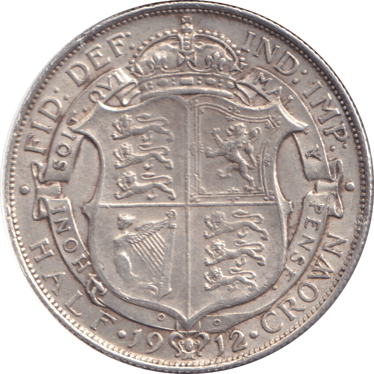 1912 HALFCROWN ( EF ) - HALFCROWN - Cambridgeshire Coins