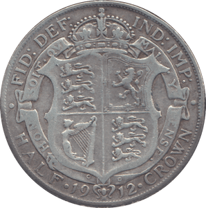 1912 HALFCROWN ( FINE ) - HALFCROWN - Cambridgeshire Coins