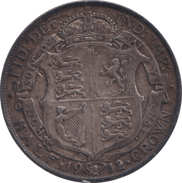 1912 HALFCROWN GEORGE V ( GF ) - HALFCROWN - Cambridgeshire Coins