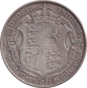 1912 HALFCROWN ( GF ) - Halfcrown - Cambridgeshire Coins