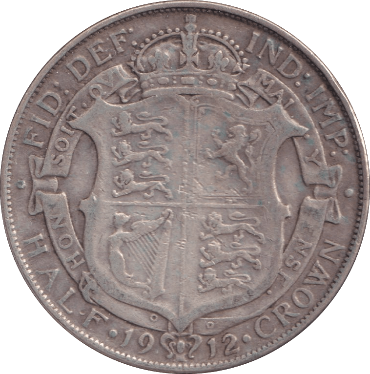 1912 HALFCROWN ( GF ) - Halfcrown - Cambridgeshire Coins