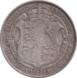 1912 HALFCROWN ( GF ) - Halfcrown - Cambridgeshire Coins