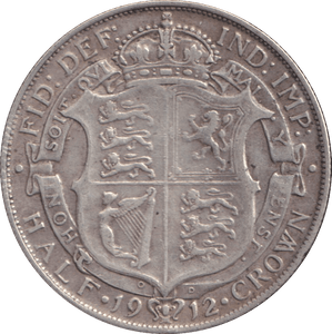 1912 HALFCROWN ( GF ) - HALFCROWN - Cambridgeshire Coins