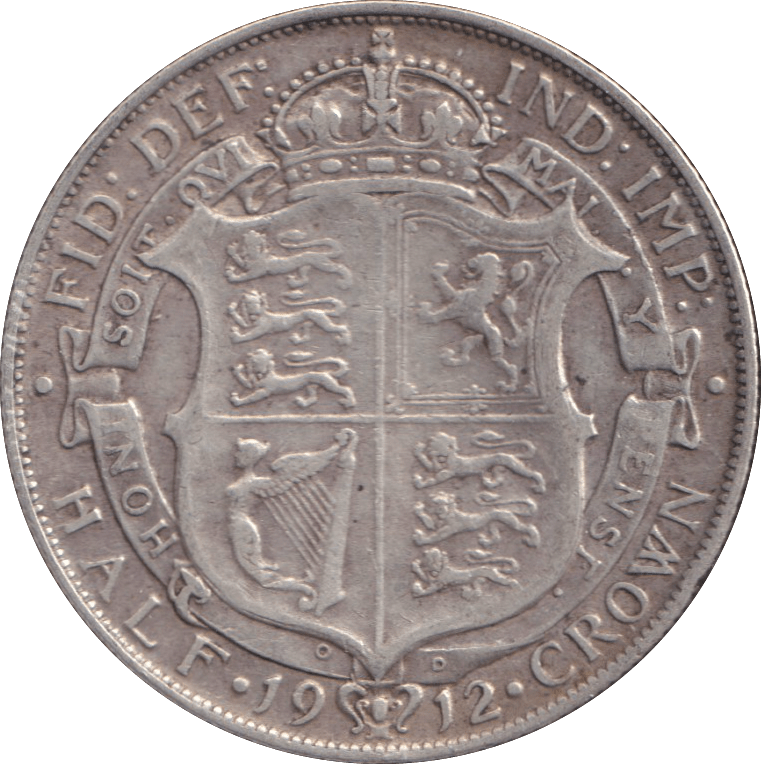 1912 HALFCROWN ( GF ) - HALFCROWN - Cambridgeshire Coins
