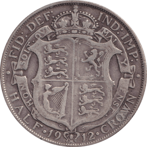 1912 HALFCROWN ( GF ) - HALFCROWN - Cambridgeshire Coins
