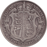 1912 HALFCROWN ( GF ) - HALFCROWN - Cambridgeshire Coins