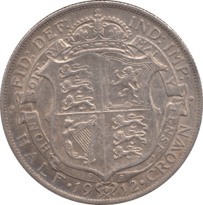 1912 HALFCROWN ( GF ) - HALFCROWN - Cambridgeshire Coins