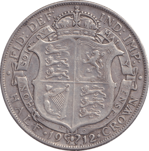 1912 HALFCROWN ( GF ) - HALFCROWN - Cambridgeshire Coins