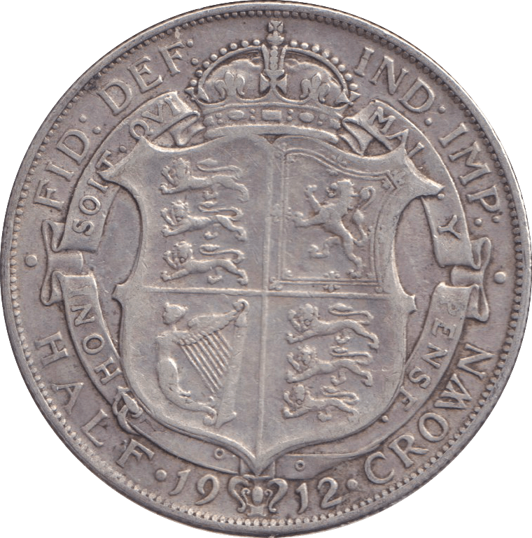 1912 HALFCROWN ( GF ) - HALFCROWN - Cambridgeshire Coins