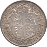 1912 HALFCROWN ( GVF ) - Halfcrown - Cambridgeshire Coins