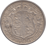 1912 HALFCROWN ( GVF ) - Halfcrown - Cambridgeshire Coins