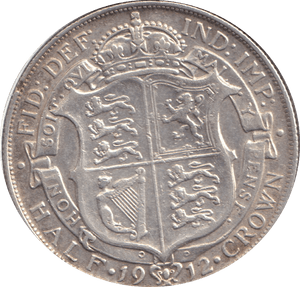 1912 HALFCROWN ( GVF ) - WORLD COINS - Cambridgeshire Coins