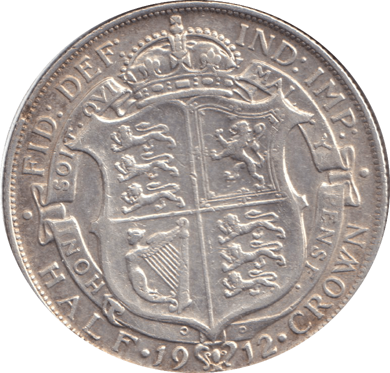 1912 HALFCROWN ( GVF ) - WORLD COINS - Cambridgeshire Coins