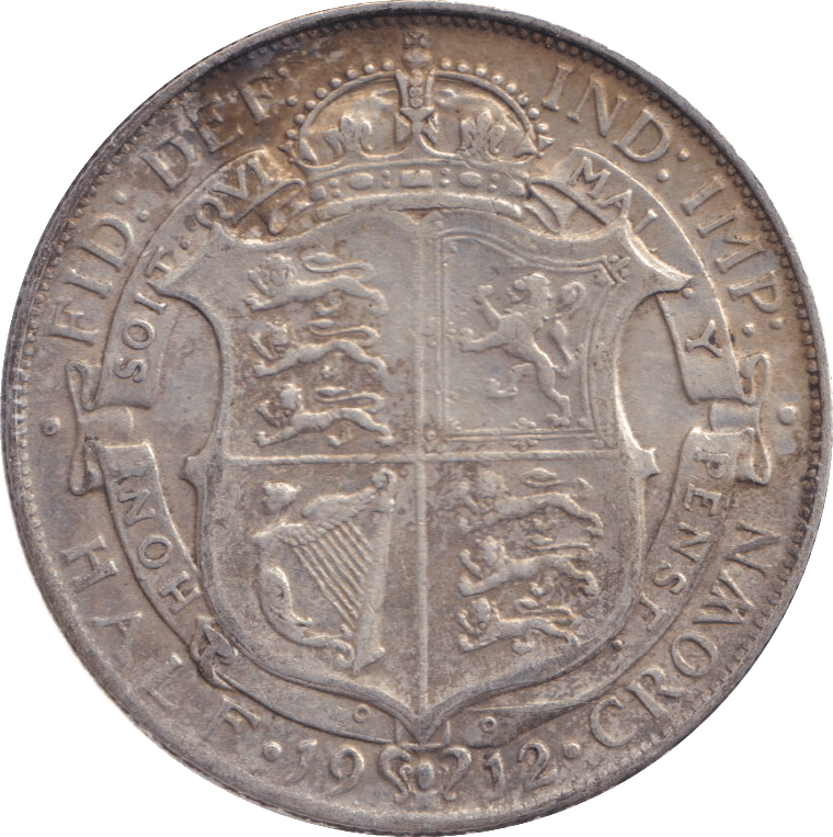 1912 HALFCROWN ( VF ) - HALFCROWN - Cambridgeshire Coins