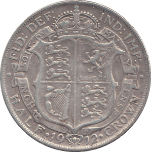 1912 HALFCROWN ( VF ) - HALFCROWN - Cambridgeshire Coins