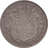1912 HALFCROWN ( VF ) - Halfcrown - Cambridgeshire Coins