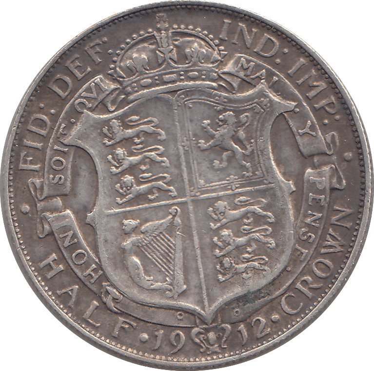 1912 HALFCROWN ( VF ) - HALFCROWN - Cambridgeshire Coins
