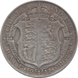 1912 HALFCROWN ( VF ) - HALFCROWN - Cambridgeshire Coins