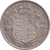 1912 HALFCROWN ( VF ) - HALFCROWN - Cambridgeshire Coins