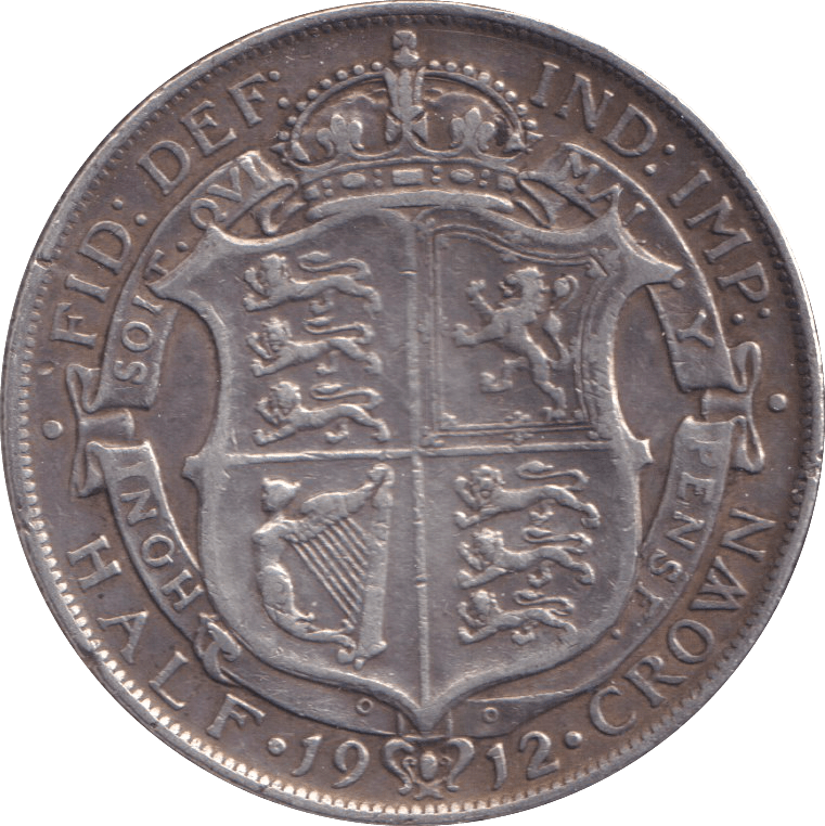 1912 HALFCROWN ( VF ) - WORLD COINS - Cambridgeshire Coins
