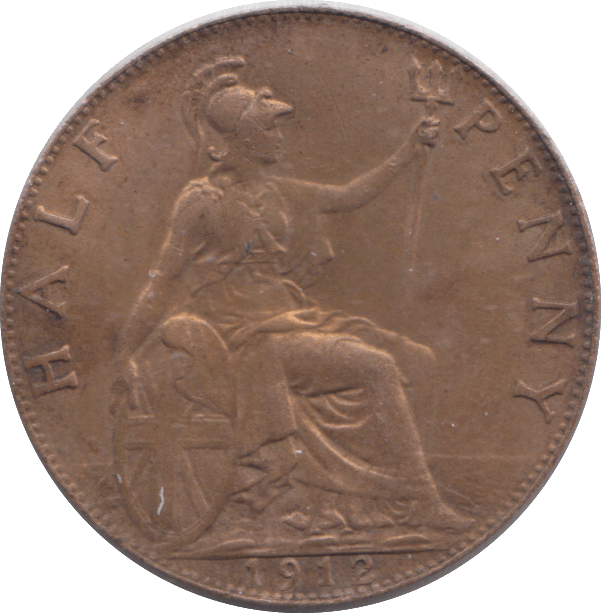 1912 HALFPENNY ( EF ) - HALFPENNY - Cambridgeshire Coins