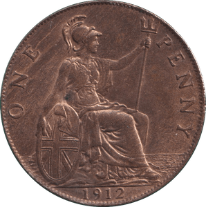 1912 PENNY ( EF ) - PENNY - Cambridgeshire Coins