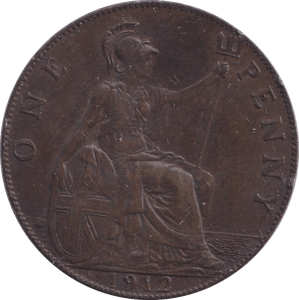 1912 PENNY ( EF ) - PENNY - Cambridgeshire Coins