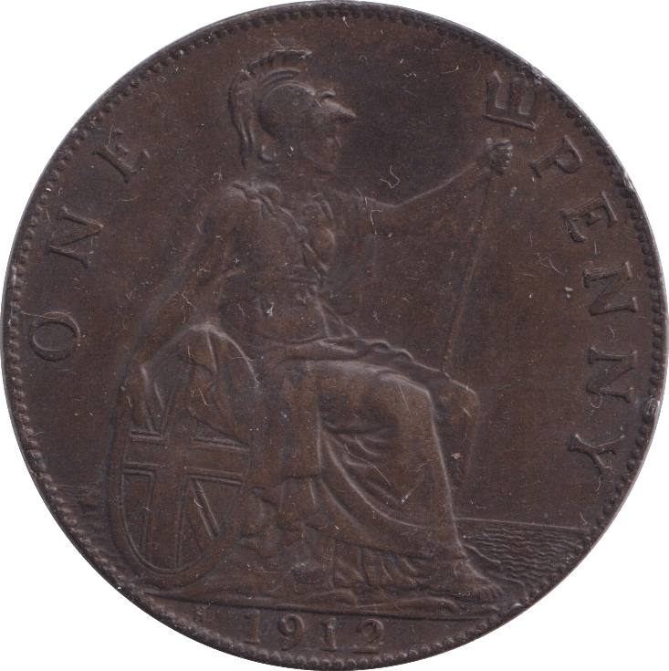 1912 PENNY ( EF ) - PENNY - Cambridgeshire Coins