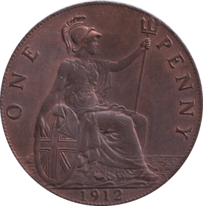 1912 PENNY ( EF ) - PENNY - Cambridgeshire Coins