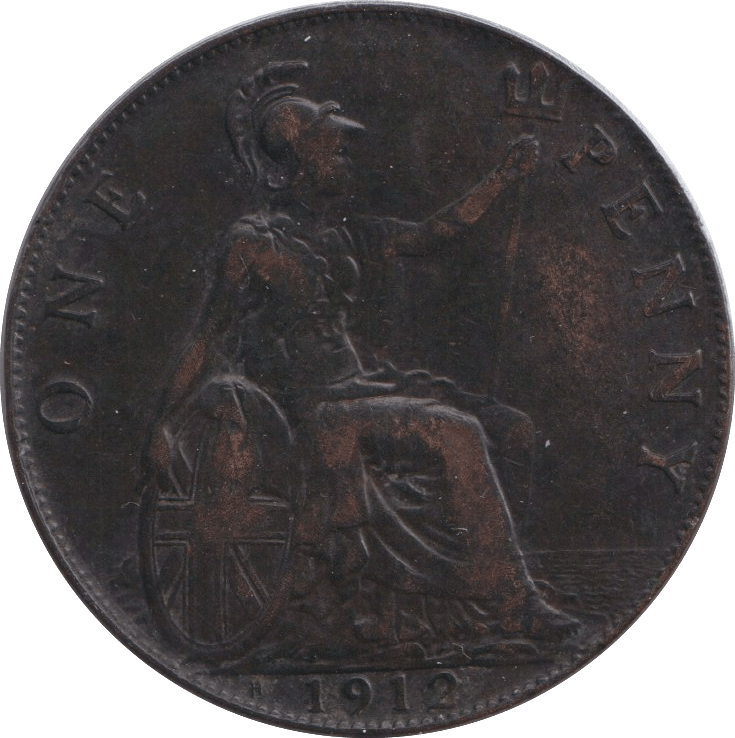 1912 PENNY ( GVF ) - PENNY - Cambridgeshire Coins