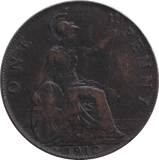1912 PENNY ( GVF ) - PENNY - Cambridgeshire Coins
