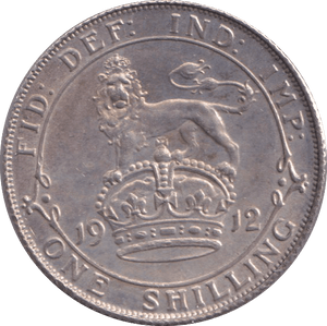 1912 SHILLING ( AUNC ) - SHILLING - Cambridgeshire Coins