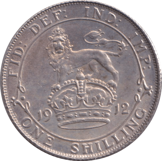 1912 SHILLING ( AUNC ) - SHILLING - Cambridgeshire Coins