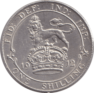 1912 SHILLING ( AUNC ) - SHILLING - Cambridgeshire Coins