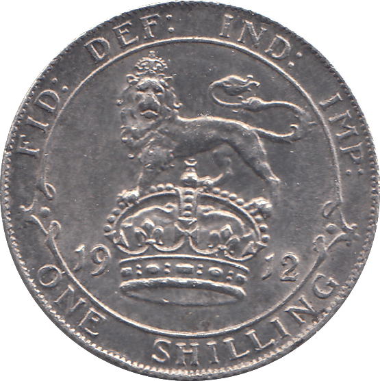 1912 SHILLING ( EF ) - SHILLING - Cambridgeshire Coins