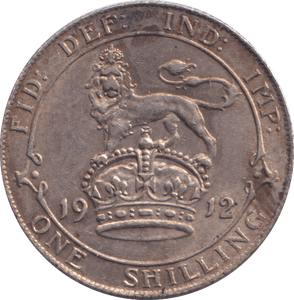 1912 SHILLING ( EF ) - SHILLING - Cambridgeshire Coins