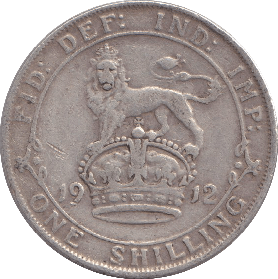 1912 SHILLING ( FINE ) - SHILLING - Cambridgeshire Coins