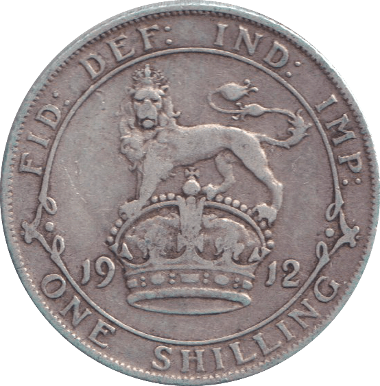 1912 SHILLING ( FINE ) - SHILLING - Cambridgeshire Coins